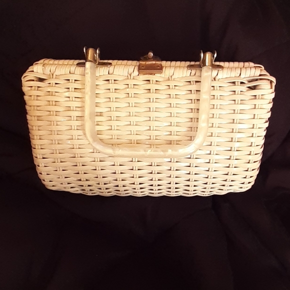 Handbags - Vintage straw bag